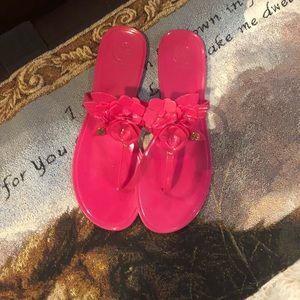 Tory Burch Blossom Jelly Thong Sandals